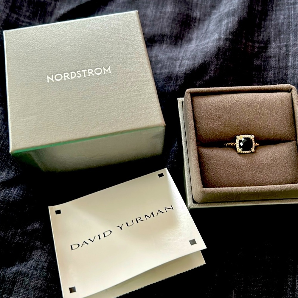 David Truman black onyx ring. Size 6